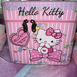 Big Hello Kitty Pink Cosmetic Bag